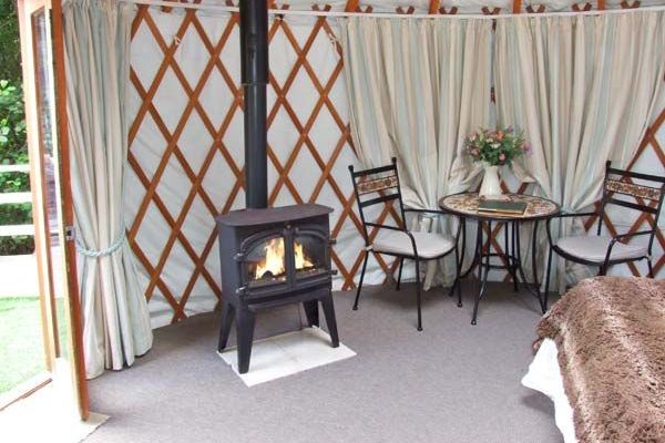 Lakeside Yurt Unusual Self Catering with Hot Tub 2