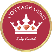 Cottage Gems Ruby membership badge