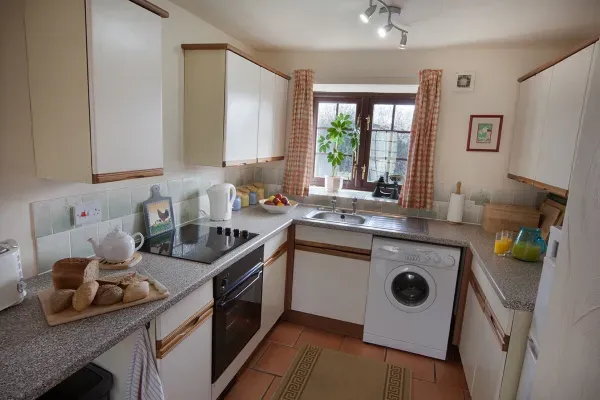 Well-equipped countryside kitchen