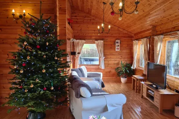 Lodge at Christmas 2020