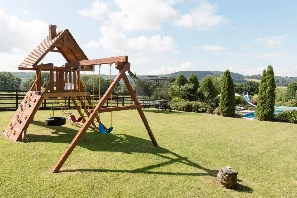 Garden With Children's Play Area