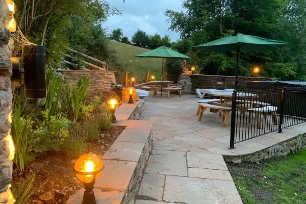 Middle Stolford patio