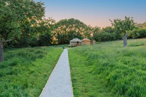 Orchard Yurt, Allerford 13