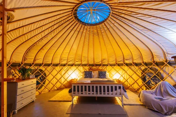 Orchard Yurt, Allerford 5