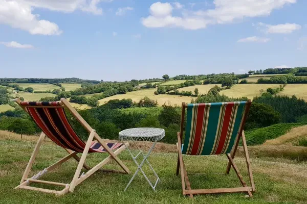 Deckchairs for our guests to enjoy