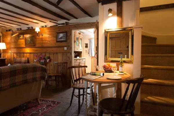 The breakfast basket at the holiday cottage