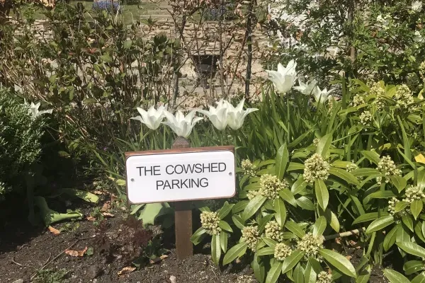 The Cowshed parking